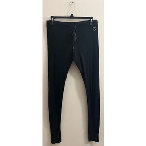 5/$15 MUST BUNDLE Justice Black Pants with Heart Detail